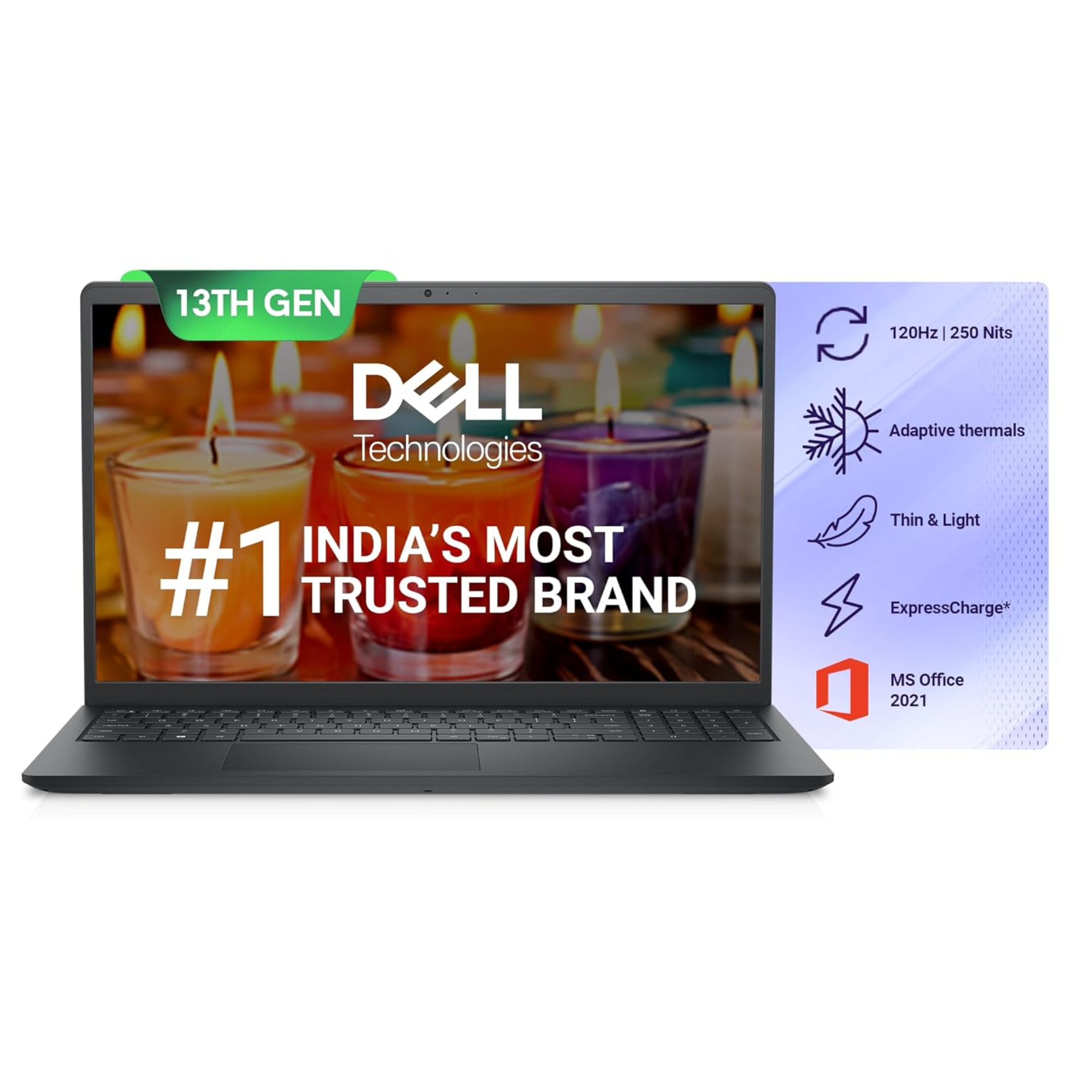 Dell 15 Thin & Light Laptop, 13th Generation Intel...